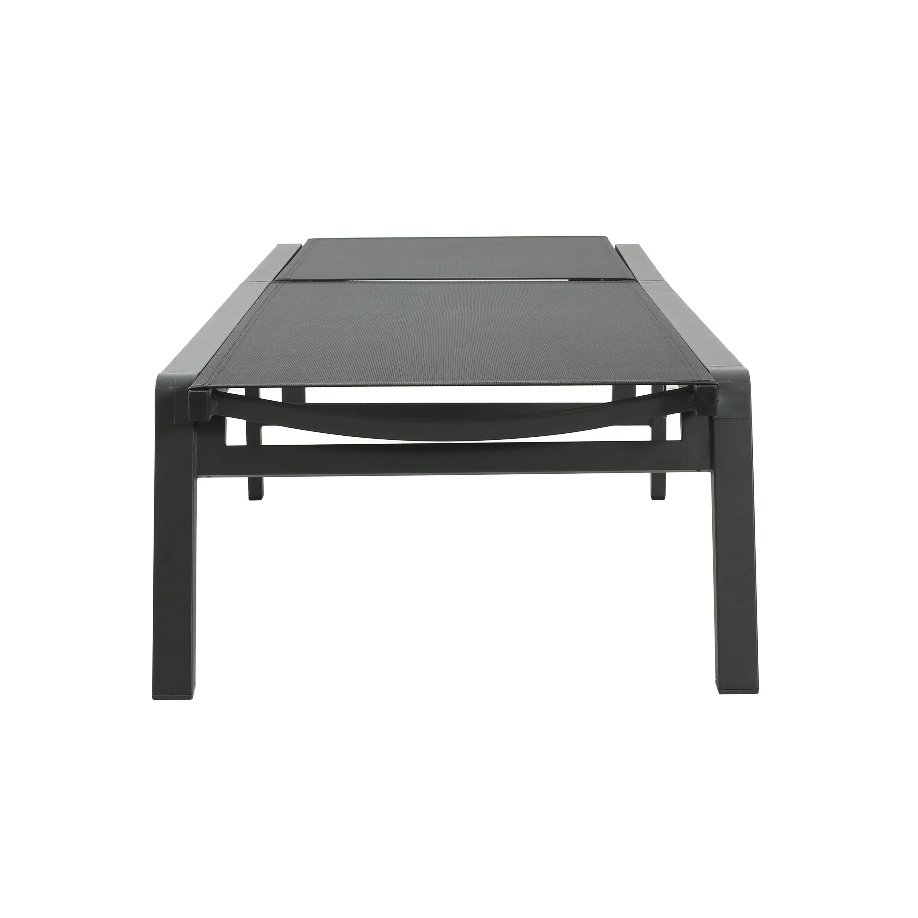 Chaise longue d'extérieur en aluminium Cape Coral (lot de 2) par Christopher Knight Home - 77,56 L x 25,20 l x 11,80 h (cm)