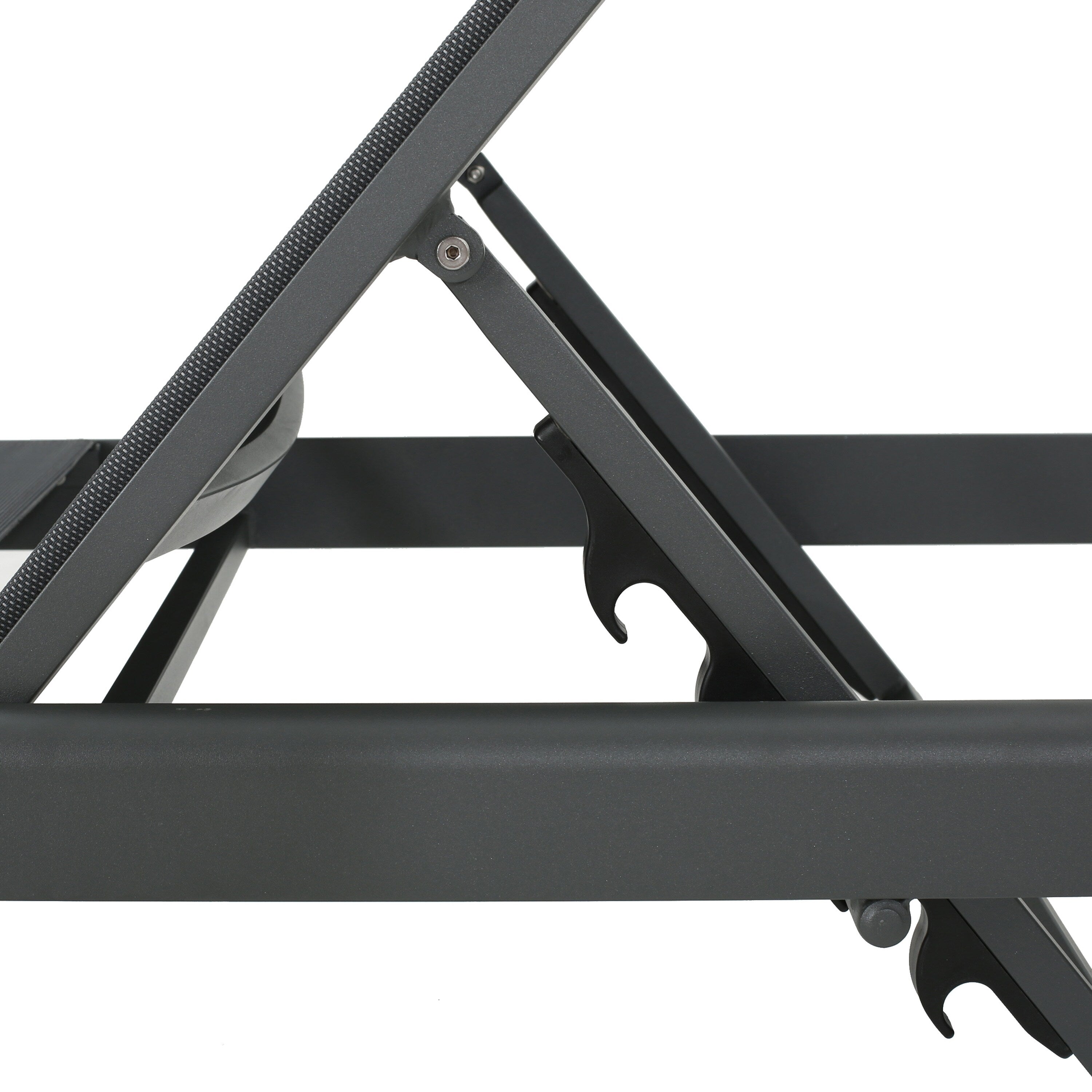 Chaise longue d'extérieur en aluminium Cape Coral (lot de 2) par Christopher Knight Home - 77,56 L x 25,20 l x 11,80 h (cm)