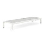 Chaise longue d'extérieur en aluminium Cape Coral (lot de 2) par Christopher Knight Home - 77,56 L x 25,20 l x 11,80 h (cm)