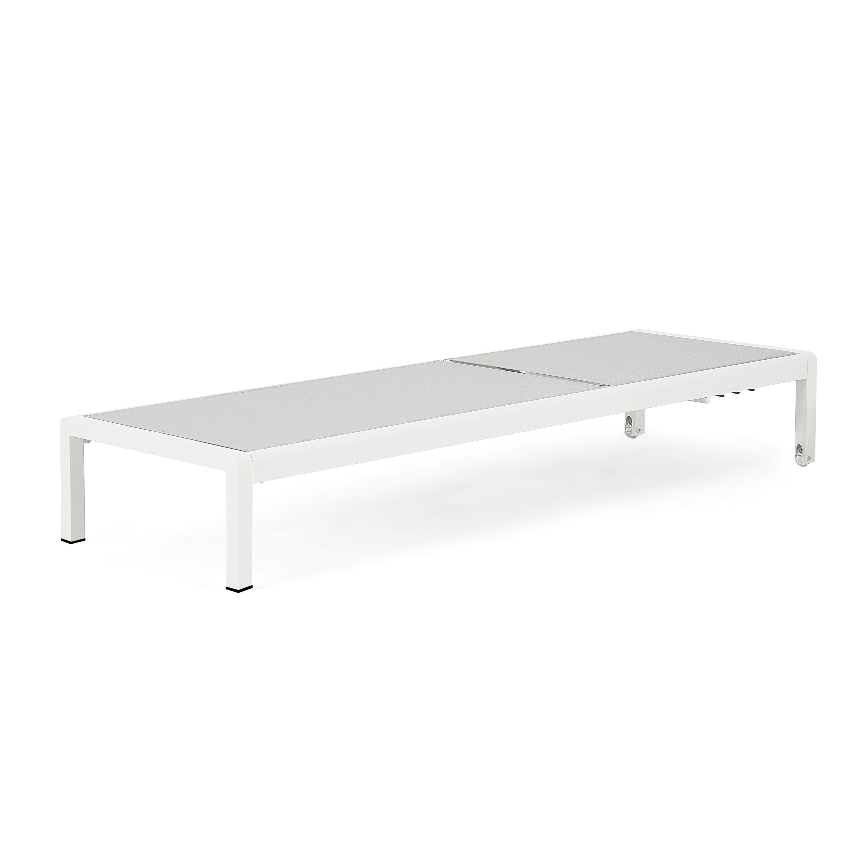 Chaise longue d'extérieur en aluminium Cape Coral (lot de 2) par Christopher Knight Home - 77,56 L x 25,20 l x 11,80 h (cm)