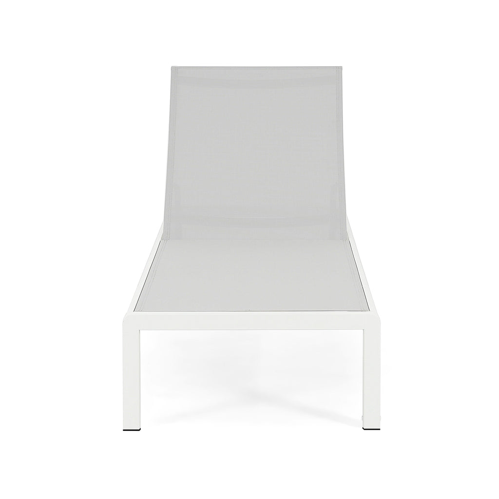 Chaise longue d'extérieur en aluminium Cape Coral (lot de 2) par Christopher Knight Home - 77,56 L x 25,20 l x 11,80 h (cm)