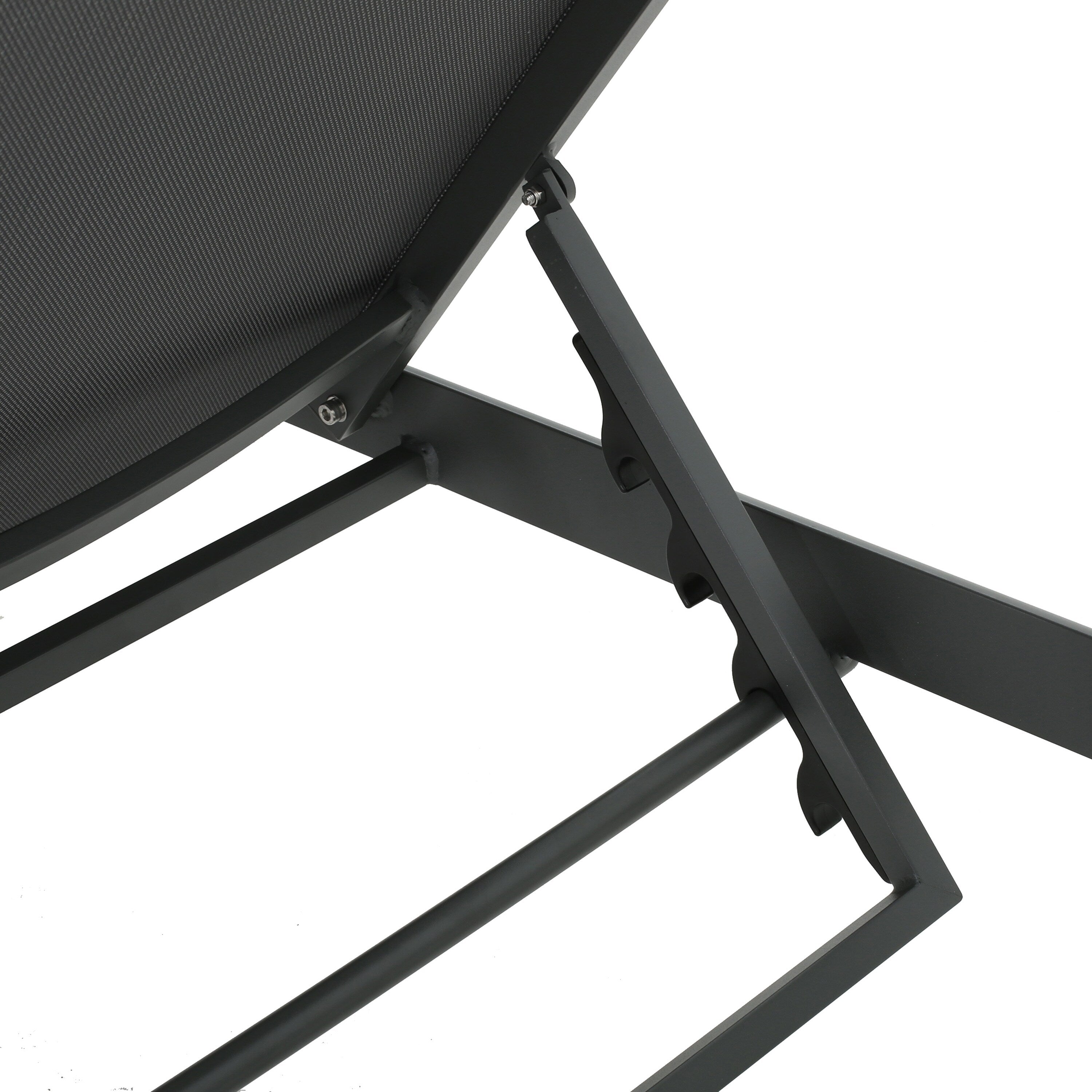 Chaise longue d'extérieur en aluminium Cape Coral (lot de 2) par Christopher Knight Home - 77,56 L x 25,20 l x 11,80 h (cm)