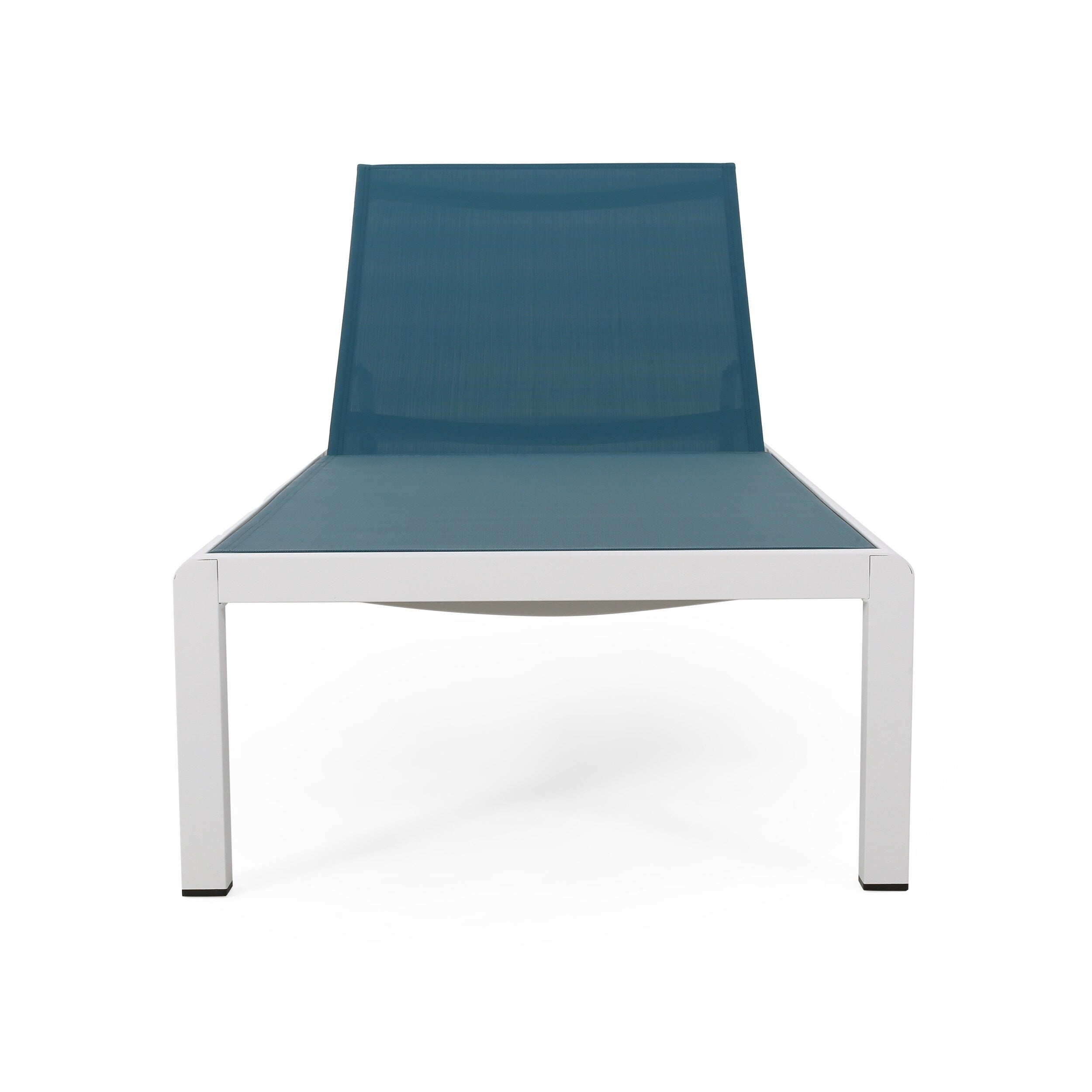 Chaise longue d'extérieur en aluminium Cape Coral (lot de 2) par Christopher Knight Home - 77,56 L x 25,20 l x 11,80 h (cm)