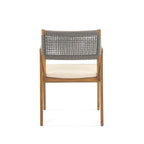 Ensemble de salle à manger d'extérieur 5 pièces en bois d'acacia Captef par Christopher Knight Home