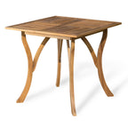 Ensemble de salle à manger d'extérieur 5 pièces en bois d'acacia Captef par Christopher Knight Home