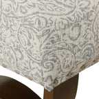 Banc capitonné Carolina avec garniture à clous décoratifs