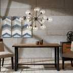 INK+IVY Lustre Paige à 12 lumières avec ampoules à globe surdimensionnées