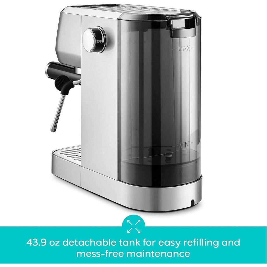 Machine à expresso professionnelle Casabrews 3700E 20 Bar avec mousseur de lait - N/A