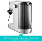 Machine à expresso professionnelle Casabrews 3700E 20 Bar avec mousseur de lait - N/A