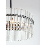 Luminaire à suspension en cristal Casandra à 5 lumières