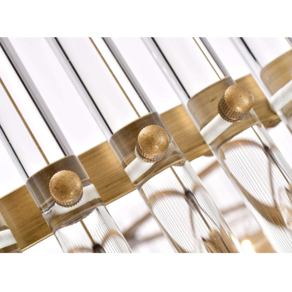 Luminaire à suspension en cristal Casandra à 5 lumières