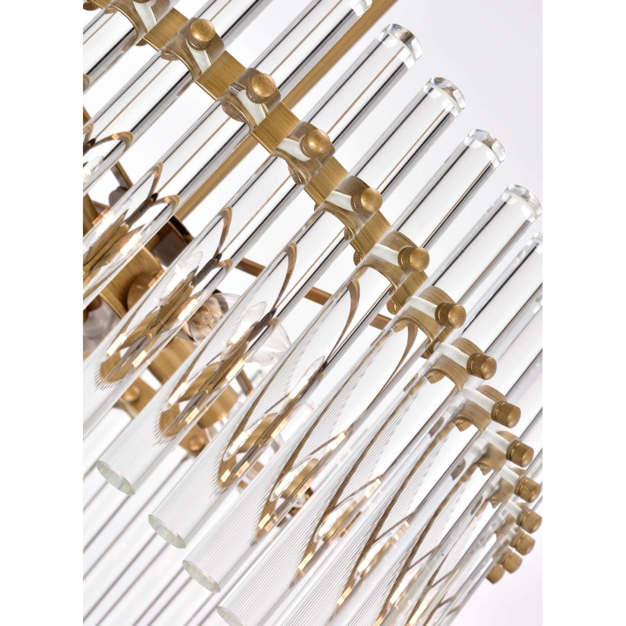 Luminaire à suspension en cristal Casandra à 5 lumières