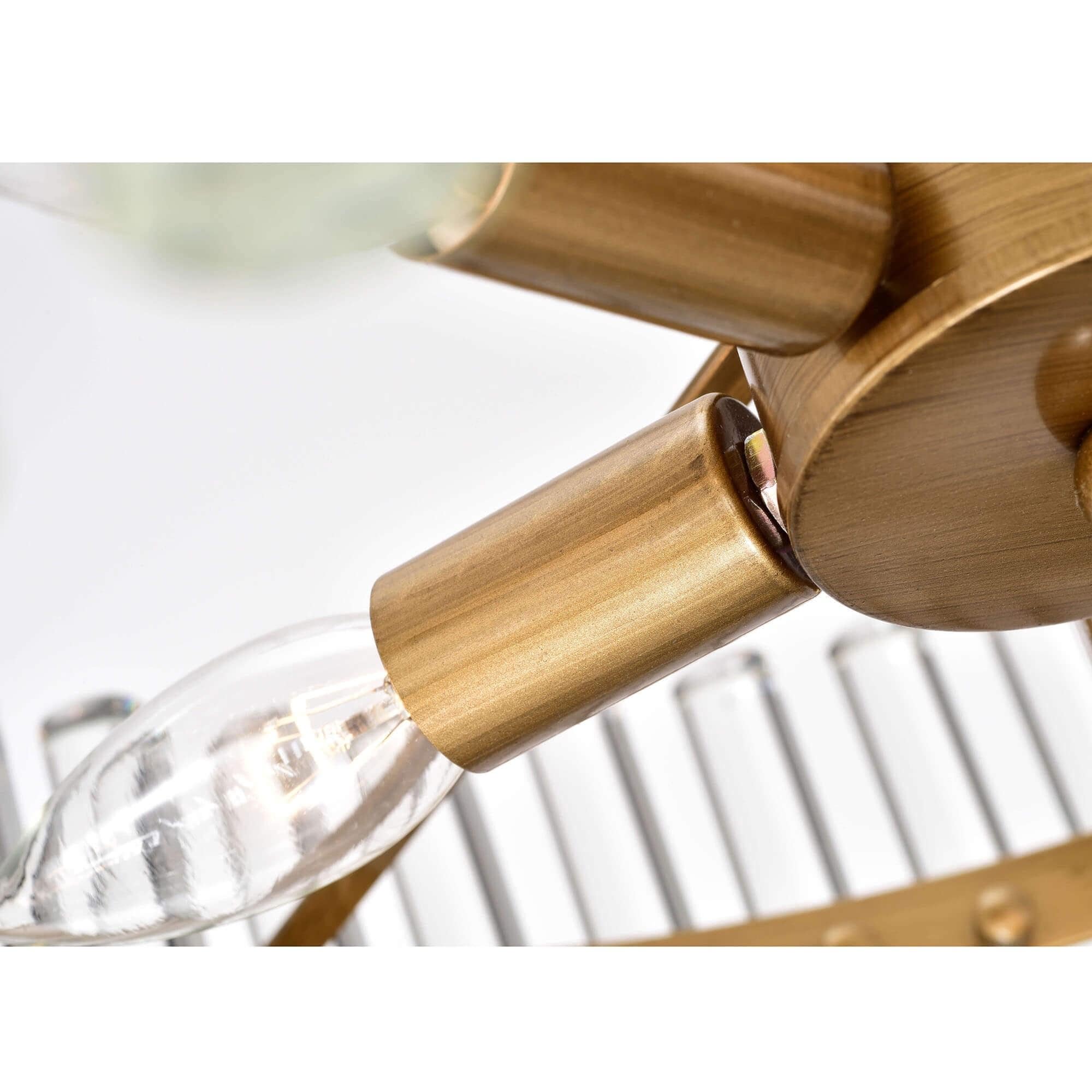 Luminaire à suspension en cristal Casandra à 5 lumières