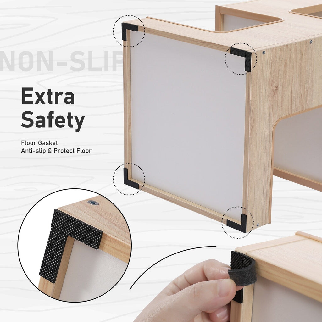 Maison pour chat, lit pour chat, arbre à chat avec surface à gratter et coussins amovibles