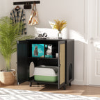 Abri pour litière de chat, maison pour chat, table d'appoint, porte-manteau, armoire, bibliothèque