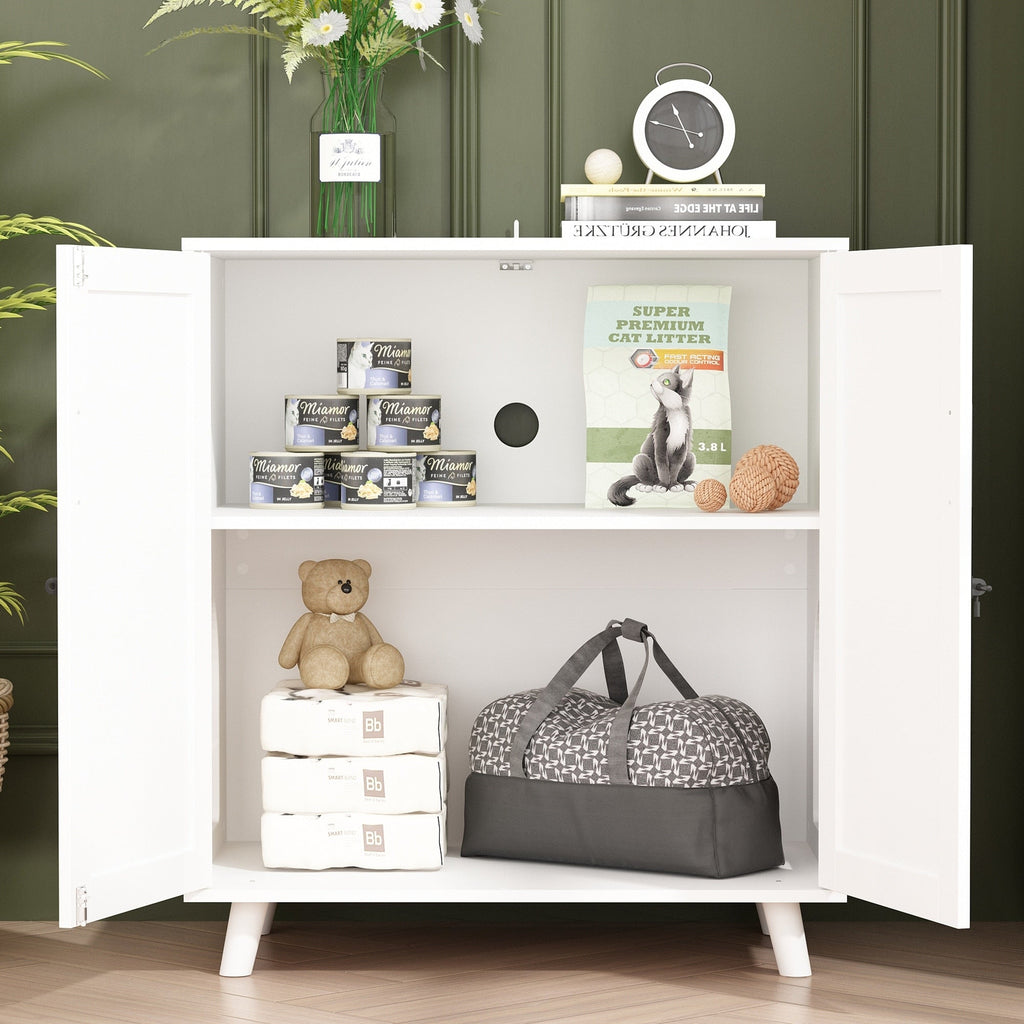 Abri pour litière de chat, maison pour chat, table d'appoint, porte-manteau, armoire, bibliothèque