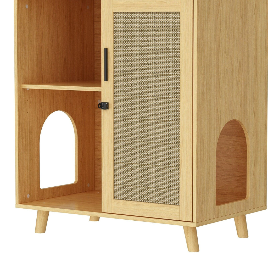 Abri pour litière de chat, maison pour chat, table d'appoint, porte-manteau, armoire, bibliothèque