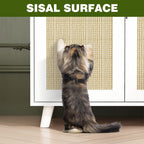 Abri pour litière de chat, maison pour chat, table d'appoint, porte-manteau, armoire, bibliothèque