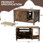 Abri pour litière de chat, meuble de salle de bain pour chat en bois dissimulé avec poteau à gratter.