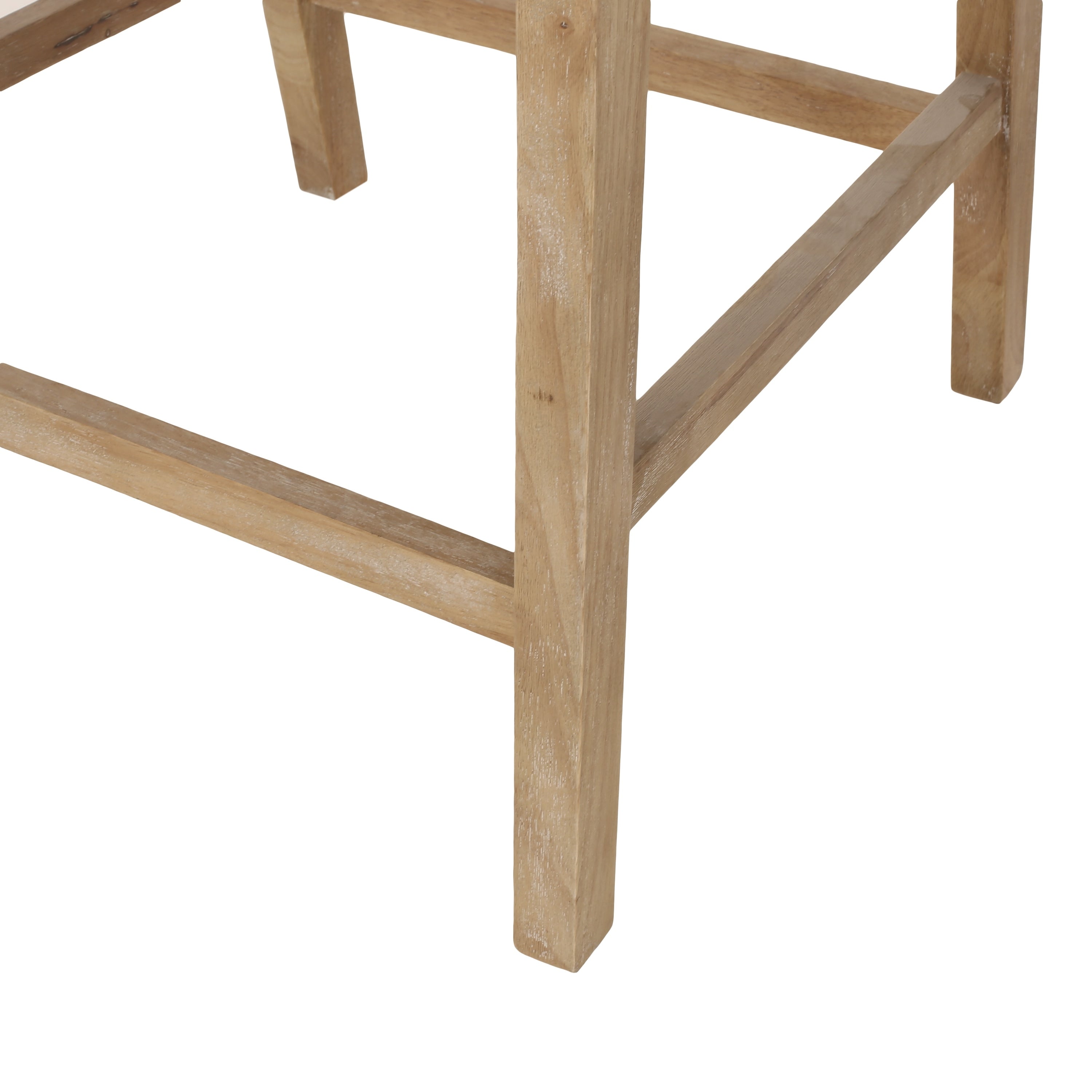 Christopher Knight Home, tabourets de bar Cataldo, pieds en bois et osier, revêtement en tissu, hauteur 65 cm (lot de 2)