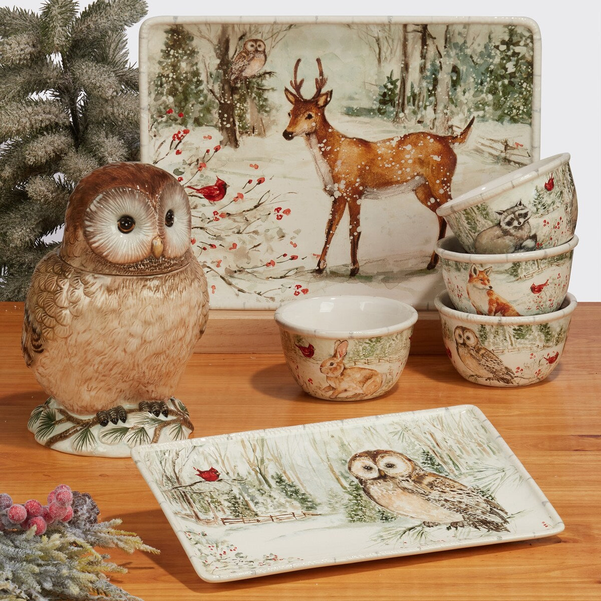 Service de table Certified International Winter's Walk, 16 pièces, pour 4 personnes