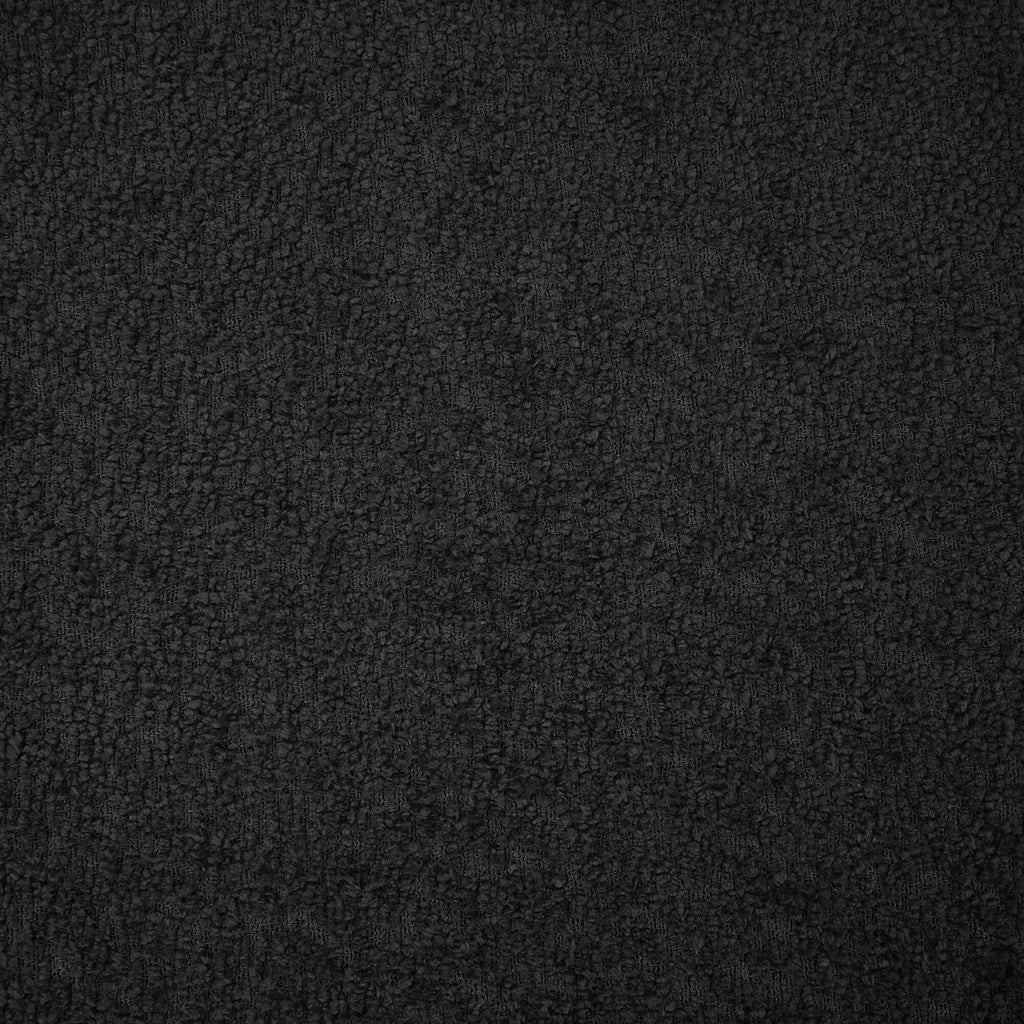 Fauteuil lounge rond en chenille, avec accoudoirs et base pivotante à 360° et 3 coussins amovibles