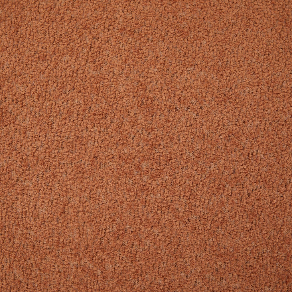 Fauteuil lounge rond en chenille, avec accoudoirs et base pivotante à 360° et 3 coussins amovibles