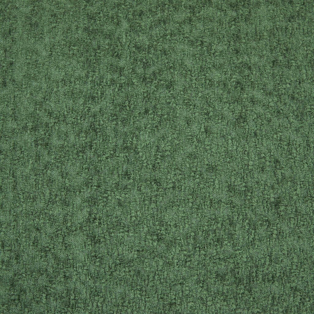 Fauteuil lounge rond en chenille, avec accoudoirs et base pivotante à 360° et 3 coussins amovibles