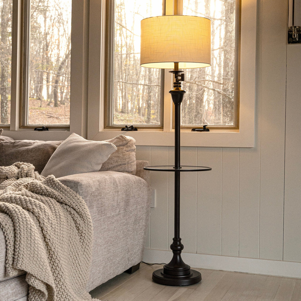 Choi 22 Lampe de table Chinoiserie, Bleu/Blanc (Lot de 2) par JONATHAN Y