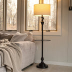 Choi 22 Lampe de table Chinoiserie, Bleu/Blanc (Lot de 2) par JONATHAN Y