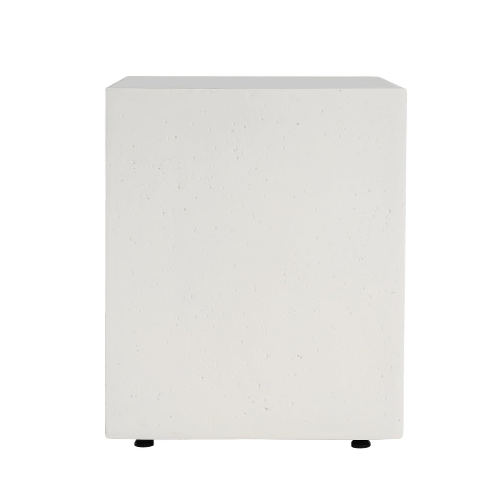 Christopher Knight Home - Table d'appoint en béton léger pour support de réservoir d'extérieur - Modèle Aidan