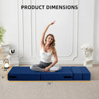 Canapé-lit convertible pliant - Fauteuil-lit moderne en lin avec oreiller et matelas pliable pour salon/chambre d'étudiant/chambre d'amis