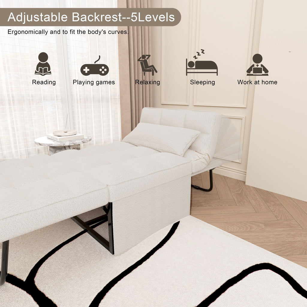 Canapé-lit convertible, canapé-lit, fauteuil, canapé, pouf pliable, fauteuil inclinable pour salon.