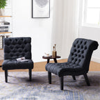 Chaise longue, canapé, fauteuil d'appoint recouvert de tissu pour chambre à coucher et salon.