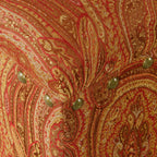 Banc de rangement capitonné Copper Grove Muscari avec garniture à clous décoratifs