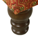 Banc de rangement capitonné Copper Grove Muscari avec garniture à clous décoratifs