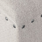 Banc de rangement capitonné Copper Grove Muscari avec garniture à clous décoratifs