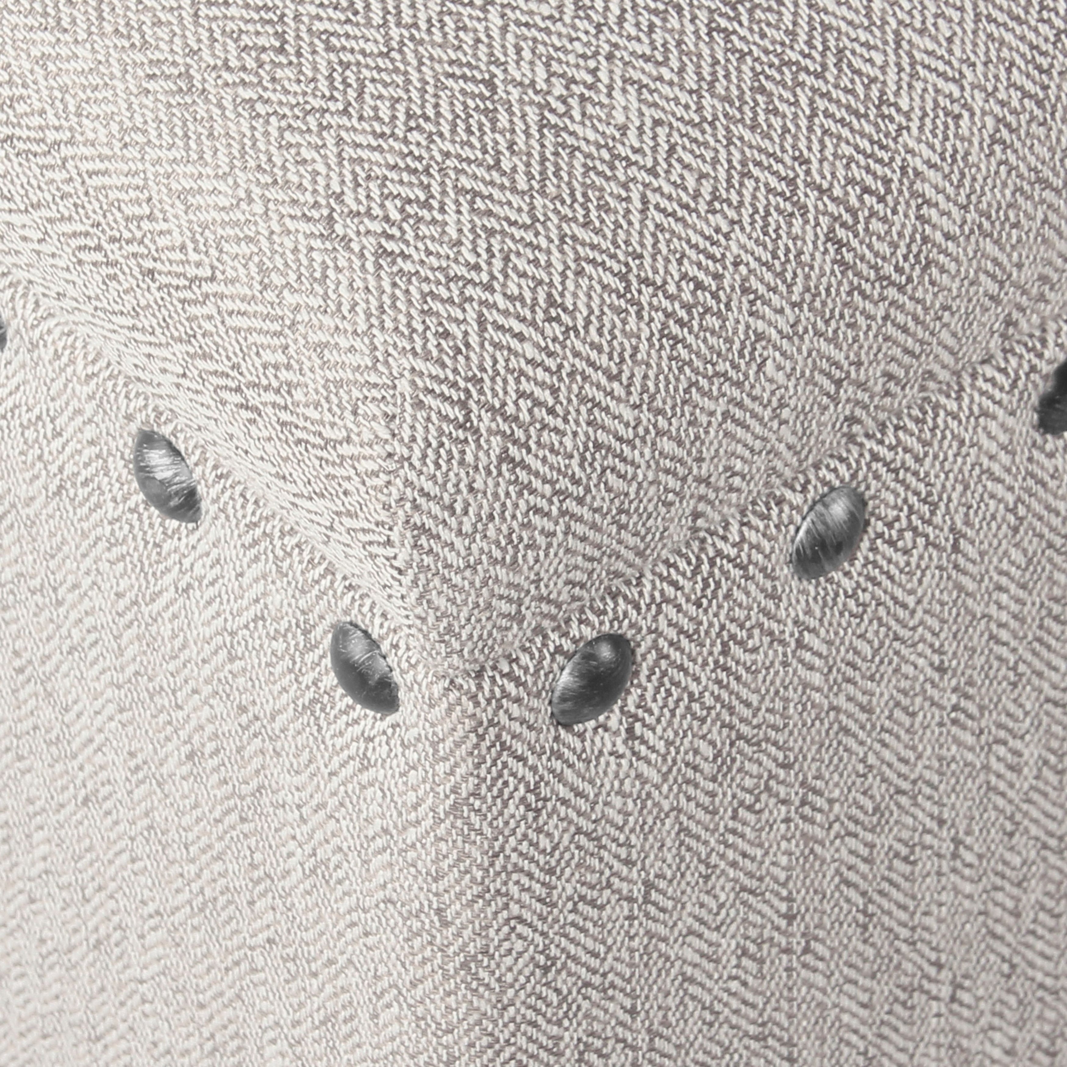 Banc de rangement capitonné Copper Grove Muscari avec garniture à clous décoratifs