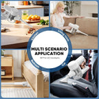 Aspirateur sans fil 3-en-1, léger pour tapis, sols durs, poils d'animaux et nettoyage de la maison.