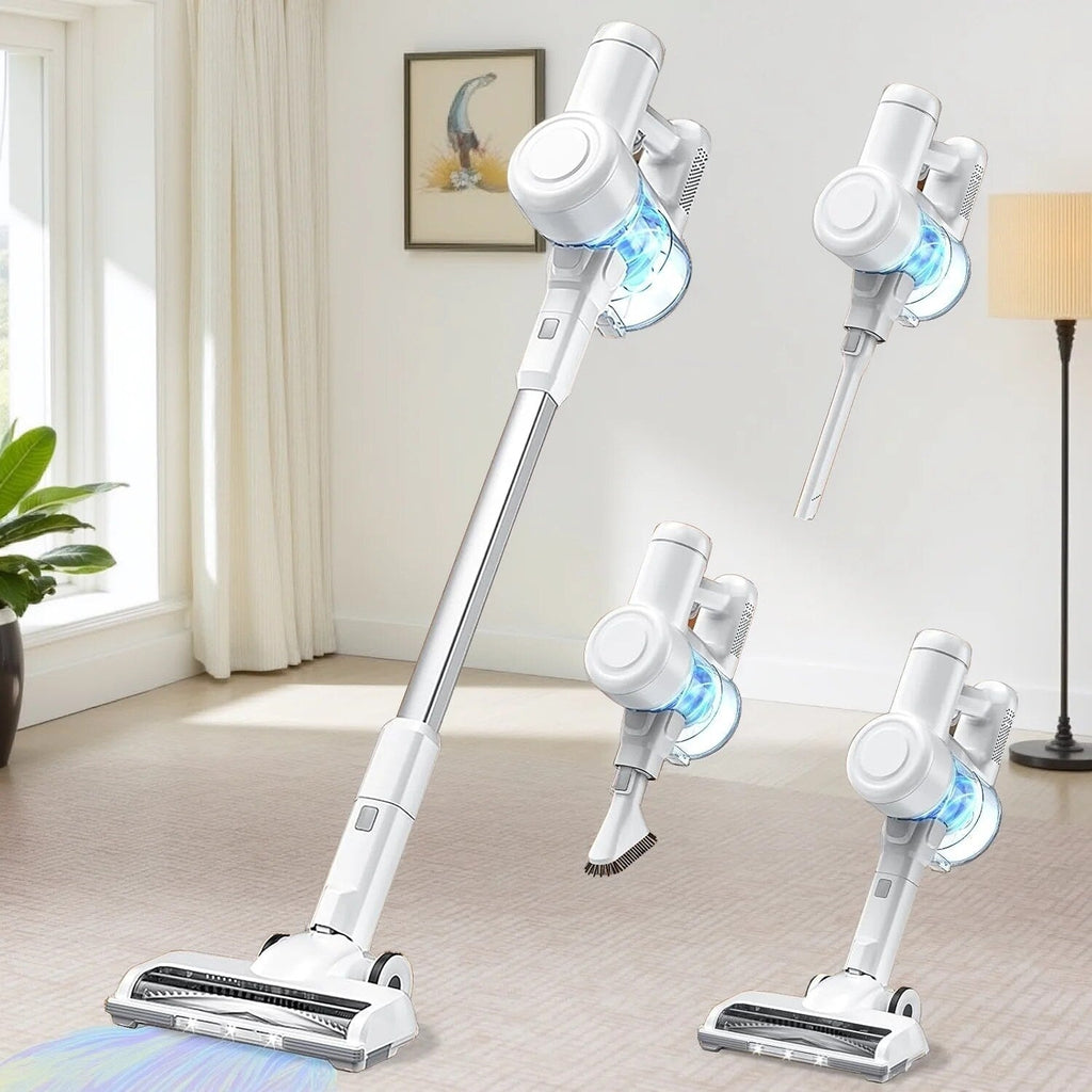 Aspirateur sans fil 3-en-1, léger pour tapis, sols durs, poils d'animaux et nettoyage de la maison.