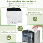 Fabrique de glaçons de comptoir Costway 56 lbs/24h avec glaçons mâchables - Voir les détails