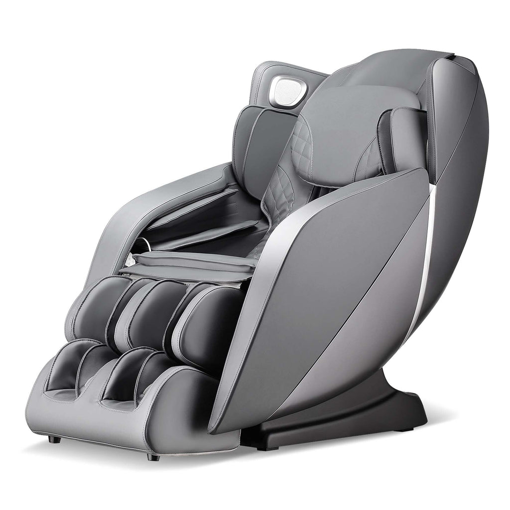 Fauteuil de massage complet Costway avec commande vocale et rouleau chauffant pour les pieds