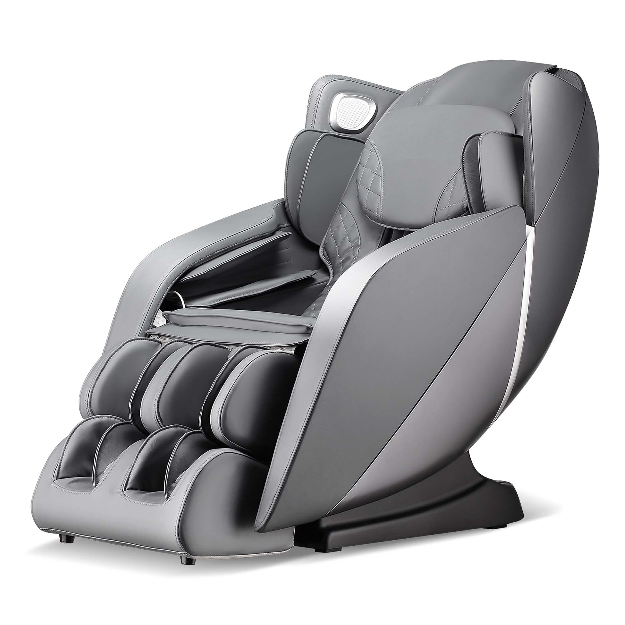 Fauteuil de massage complet Costway avec commande vocale et rouleau chauffant pour les pieds