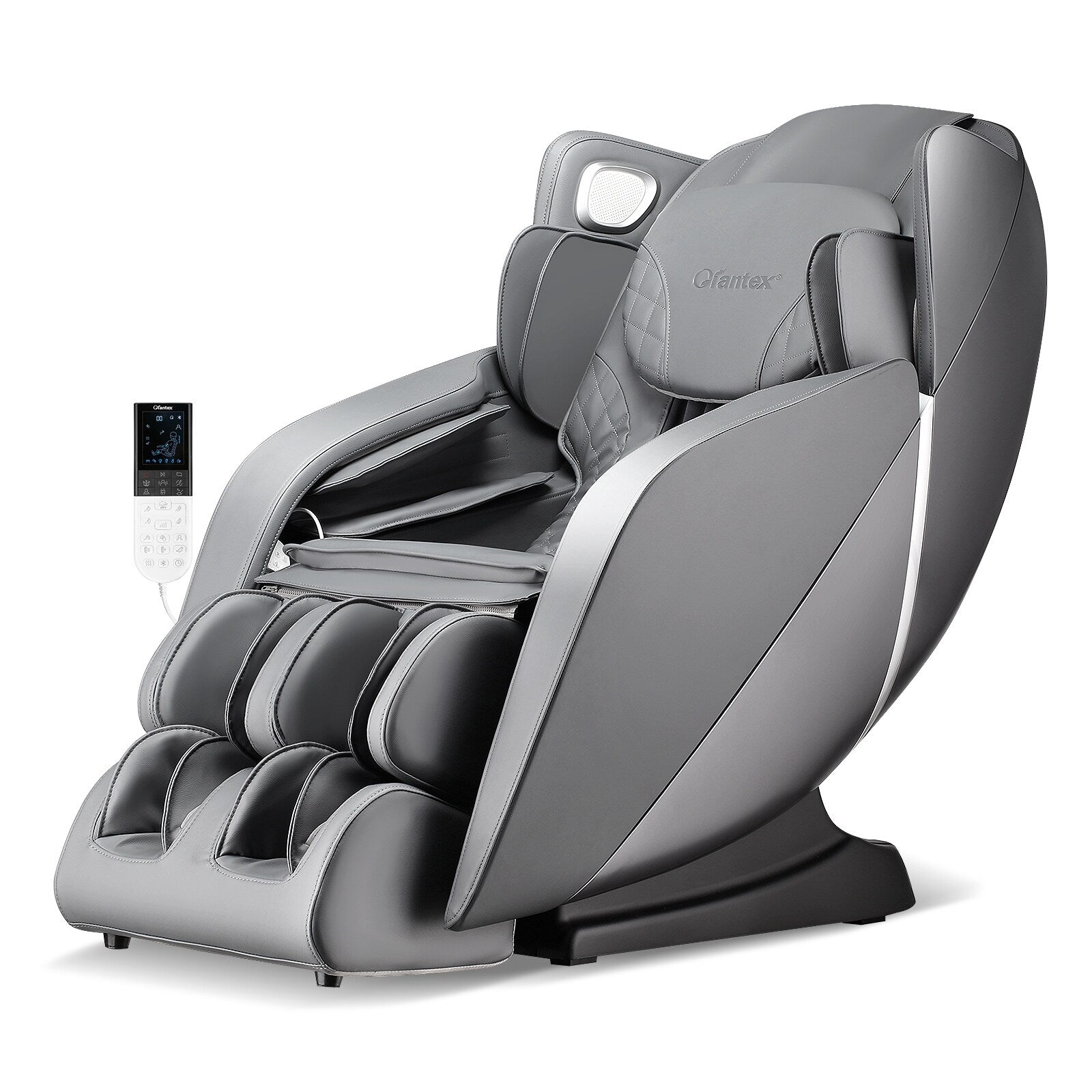 Fauteuil de massage complet Costway avec commande vocale et rouleau chauffant pour les pieds
