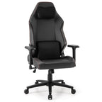 Fauteuil de jeu Costway ergonomique à dossier haut avec fonction bascule - Voir les détails