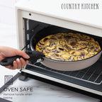 Ensemble de cuisine Country Kitchen 16 pièces pour camping-car, en céramique, avec poignées amovibles, compatible avec le four.