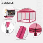 Gazebo en acier Cozywor de 3,35 m x 3,35 m (11 pi x 11 pi) avec moustiquaire