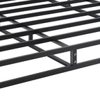 Sommier à ressorts métallique CraftPorch de 5 pouces avec revêtement en lin gris chaud