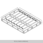 Fondation à ressorts à lattes en bois massif de 8 pouces de CraftPorch