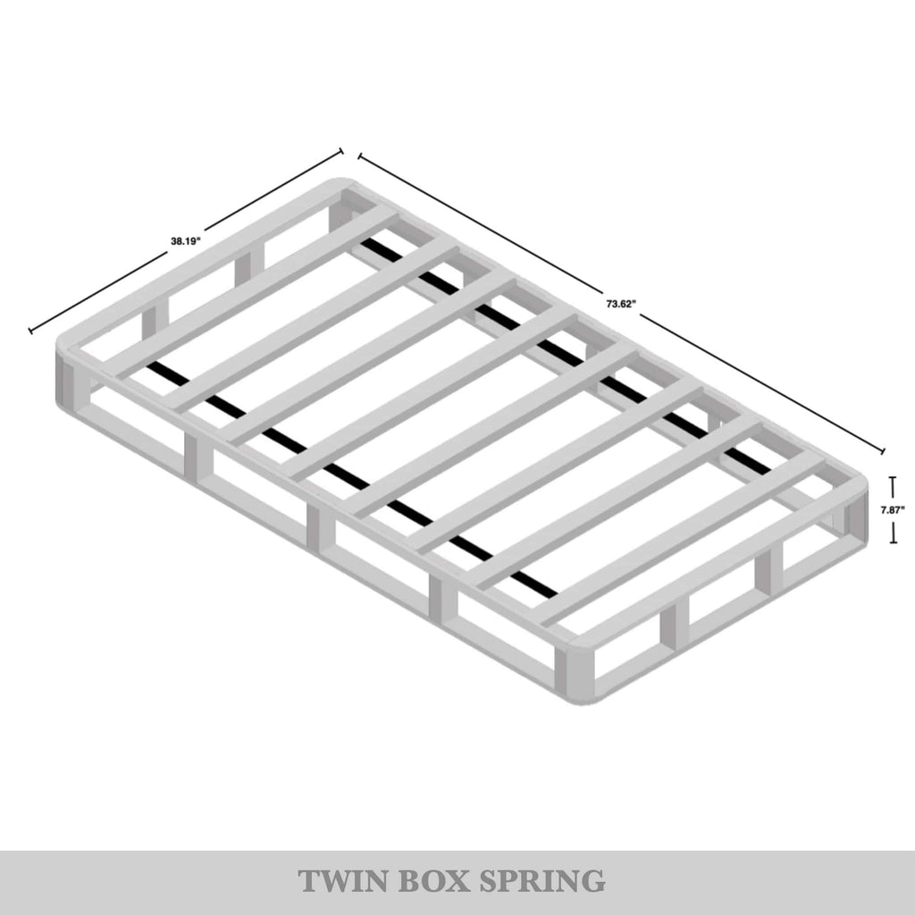 Fondation à ressorts à lattes en bois massif de 8 pouces de CraftPorch